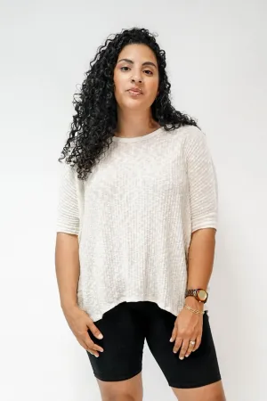 Ainsley Knit Top in Ivory