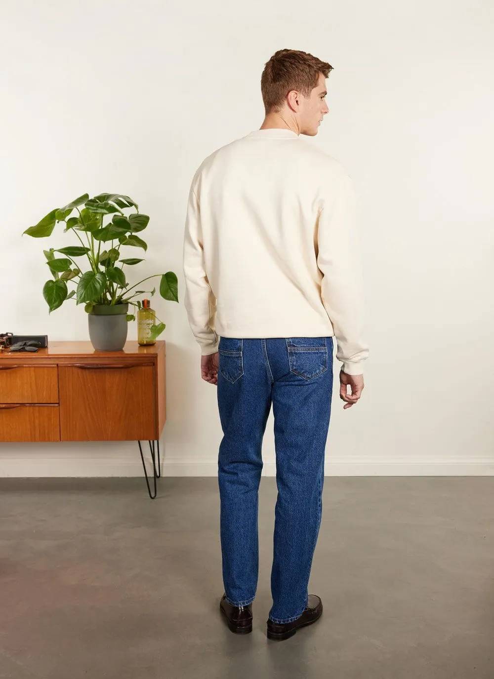 Auxiliary Sweatshirt 002 | Cotton | Ecru