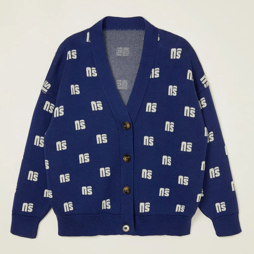 Cardigan Jacquard Night Monogram - sample