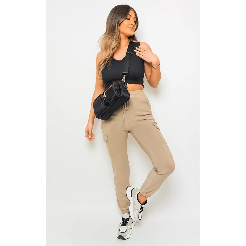 Cargo Pocket Trouser With Drawstring