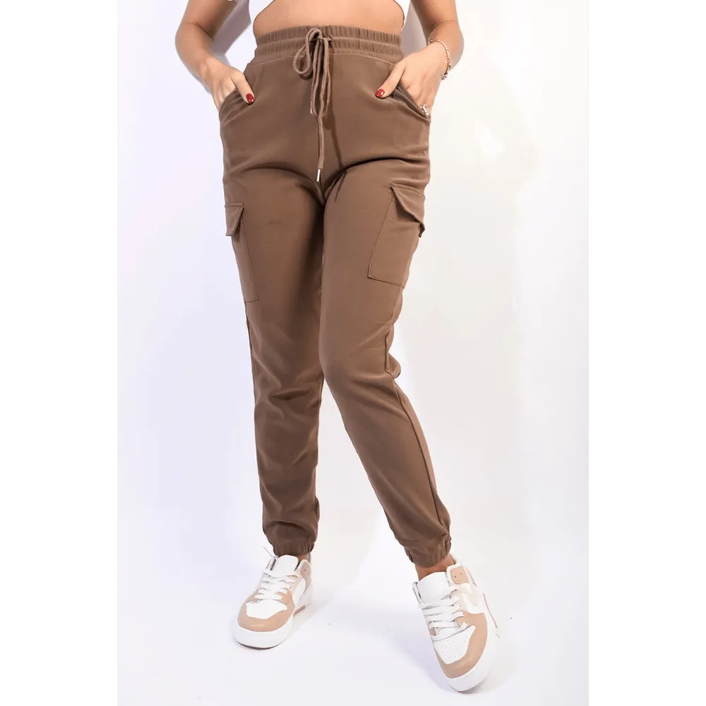 Cargo Pocket Trouser With Drawstring
