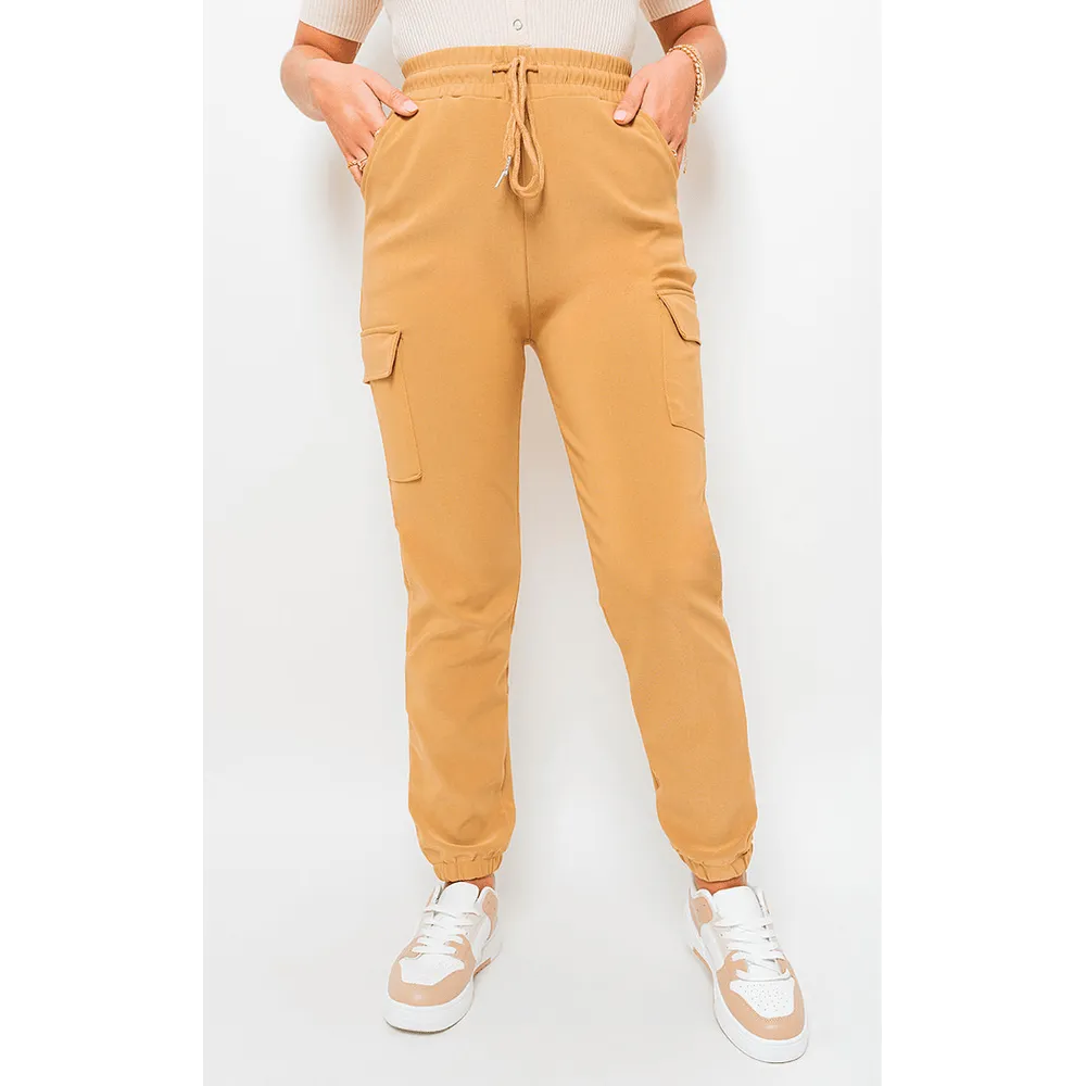 Cargo Pocket Trouser With Drawstring