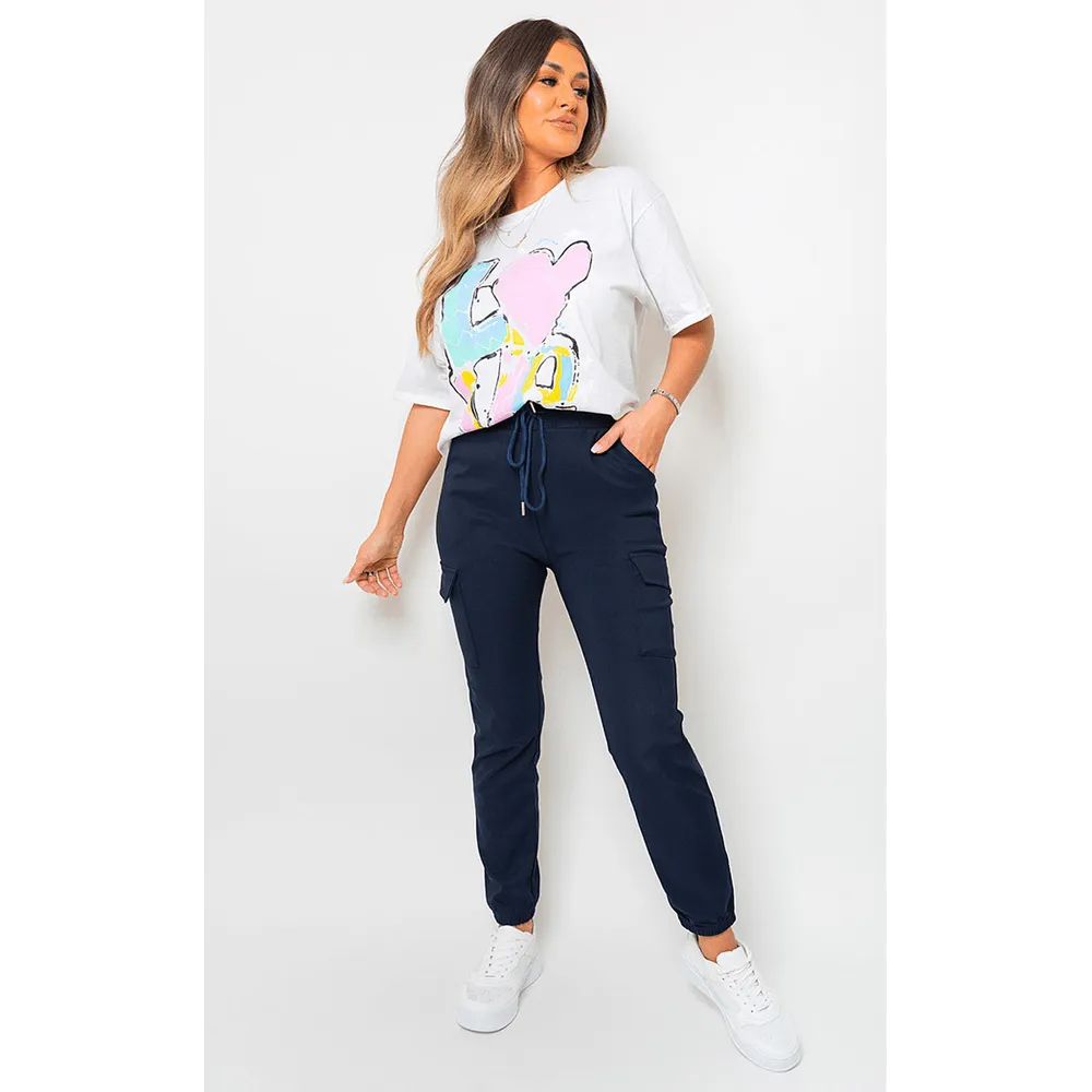 Cargo Pocket Trouser With Drawstring