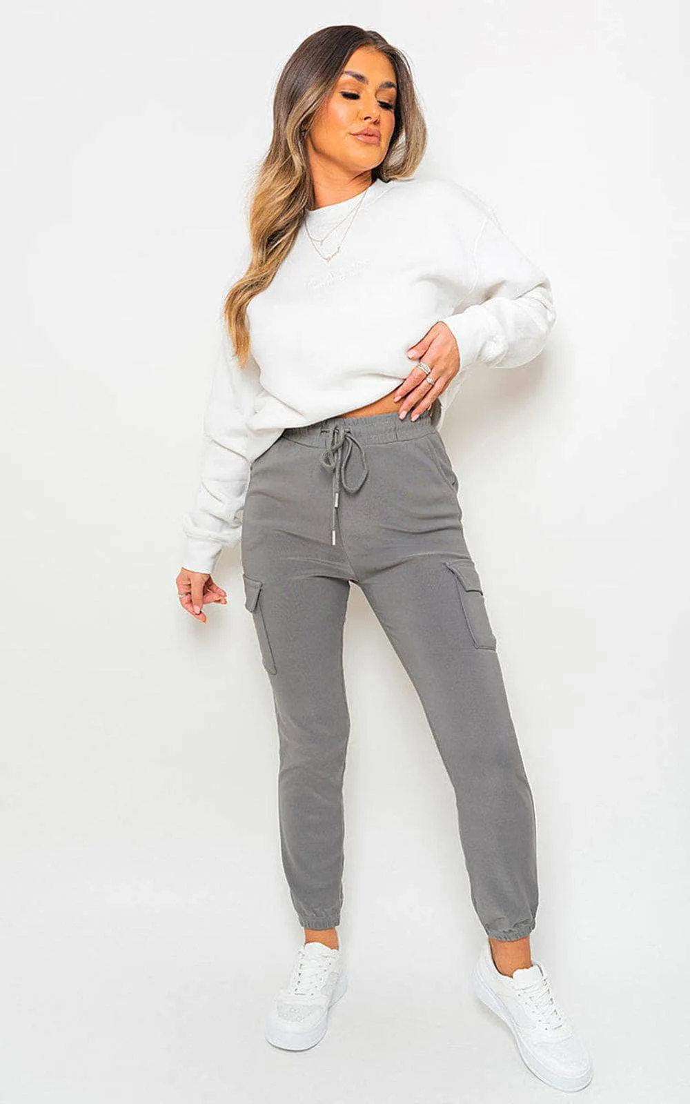 Cargo Pocket Trouser With Drawstring
