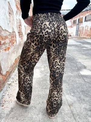 Carsyn Leopard Print Trousers