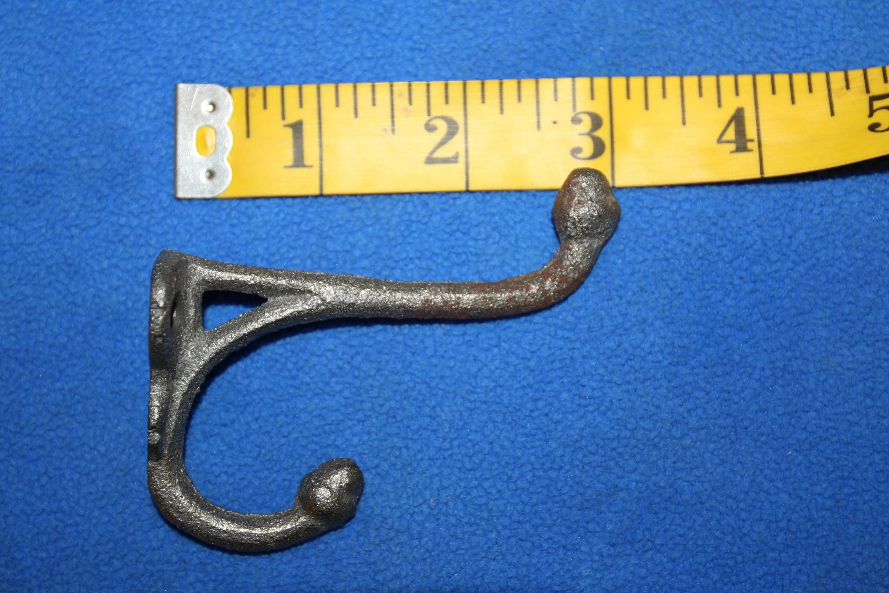 Classic design Cast Iron Wall Hooks Double Hook 3 inch Volume Priced - H-76