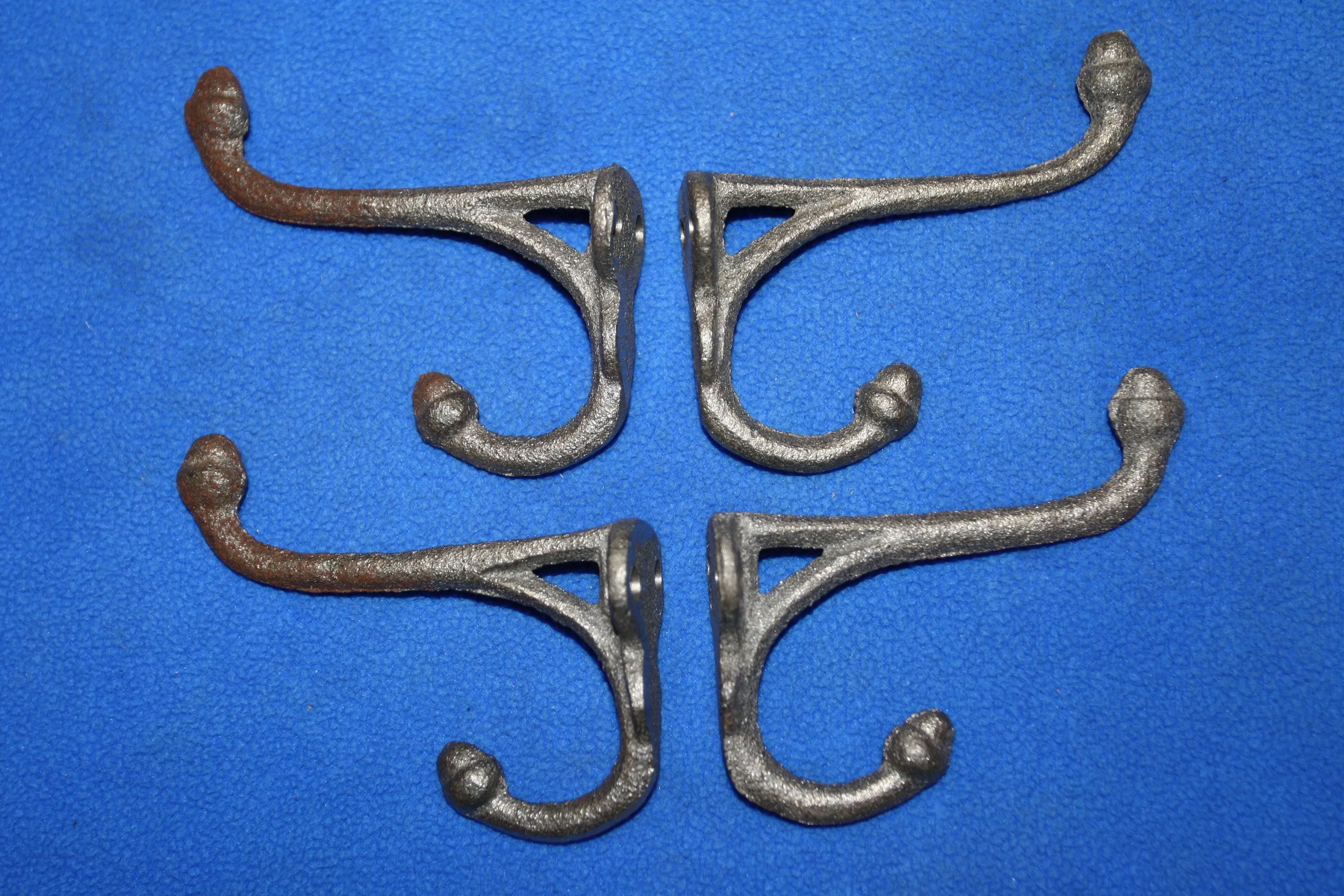 Classic design Cast Iron Wall Hooks Double Hook 3 inch Volume Priced - H-76