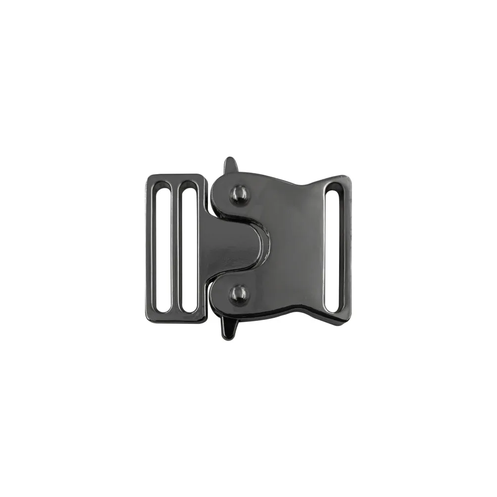 Classic Shiny Luxury Design Rollercoaster Side Release Clasp Buckle