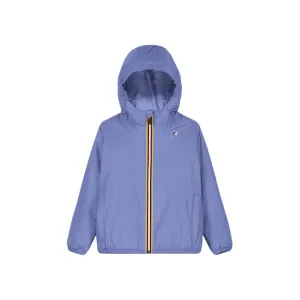 CLAUDE - KIDS PACKABLE FULL ZIP RAIN JACKET IN AZURE
