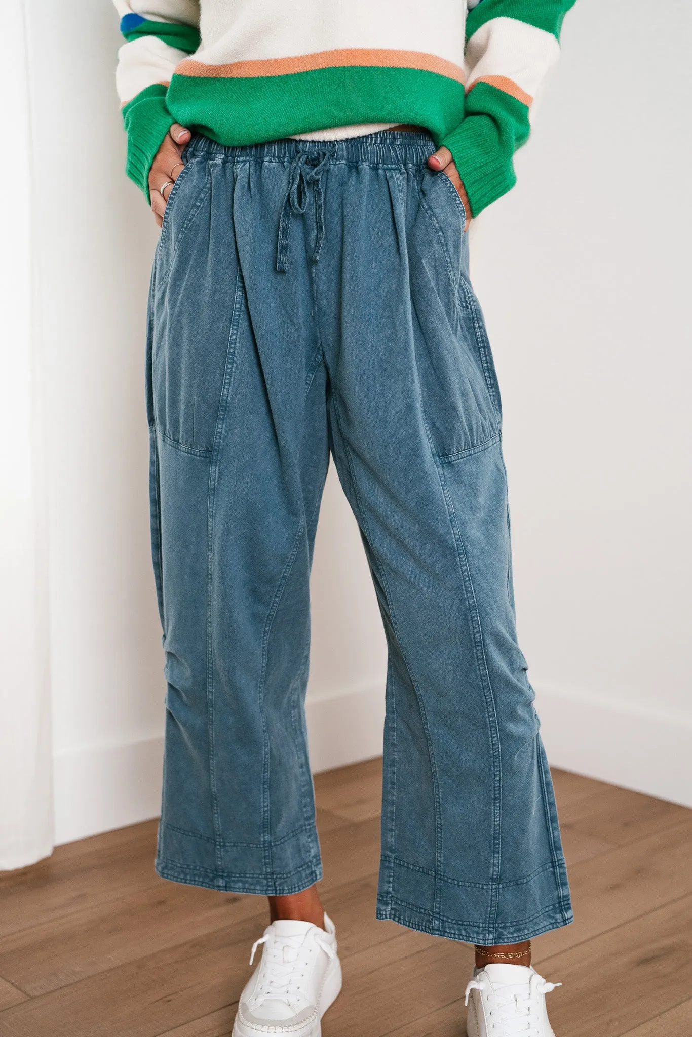 Cora Washed Denim Pants