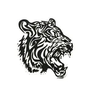 Designer Silver Color Lion Face Metal Brooch