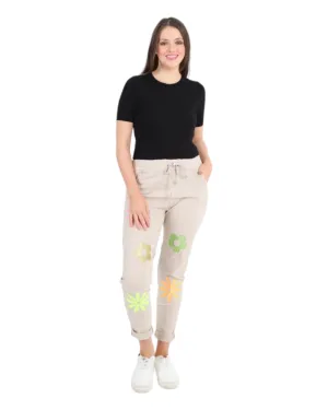 Ditsy Floral Pattern Magic Pant Trouser