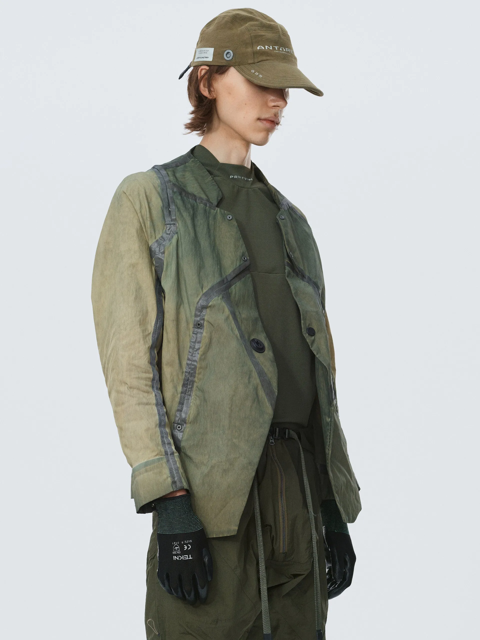eccaf / carbon geo-blazer