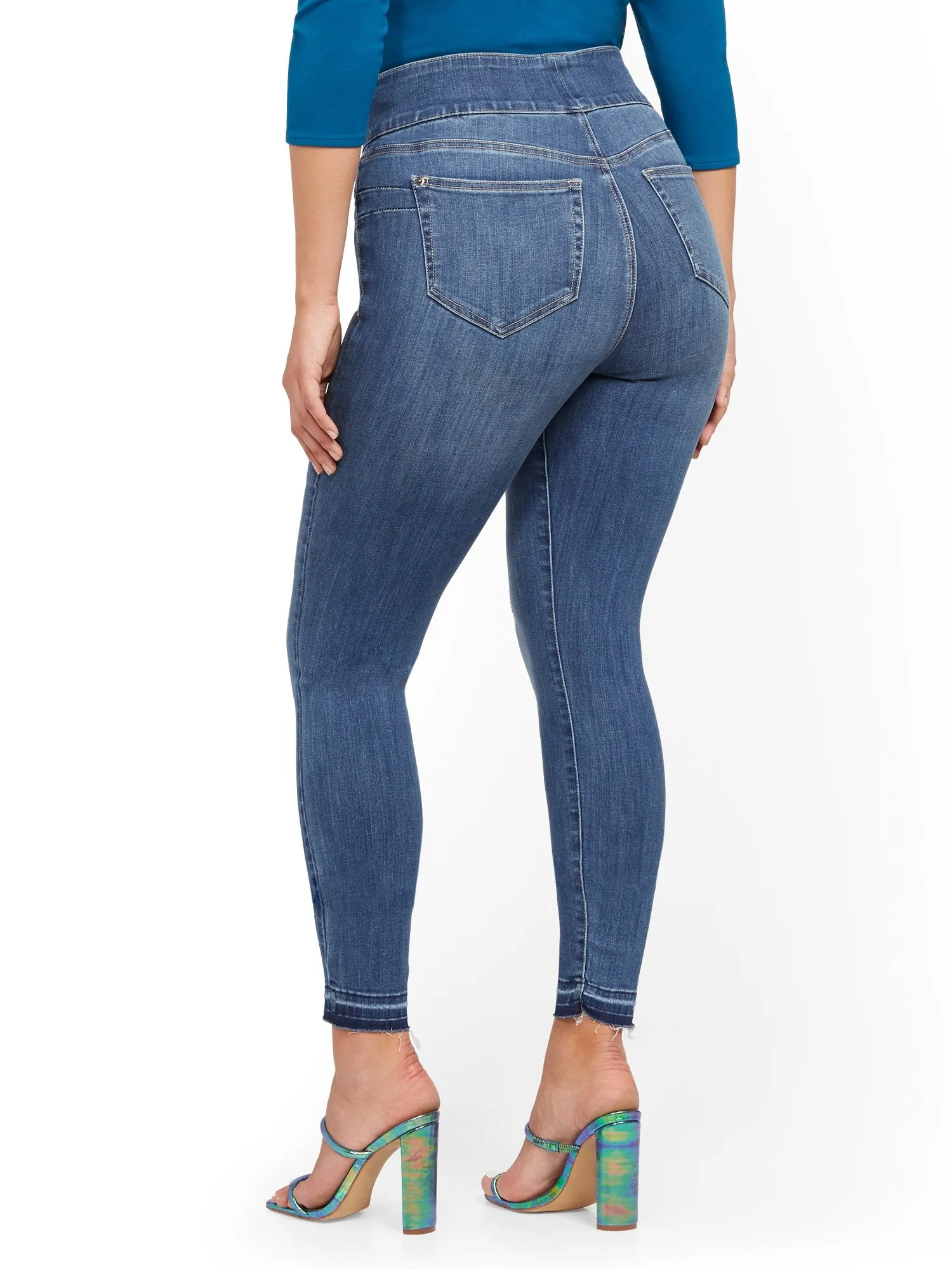 Feel Good Pull-On Legging - Blue Honey