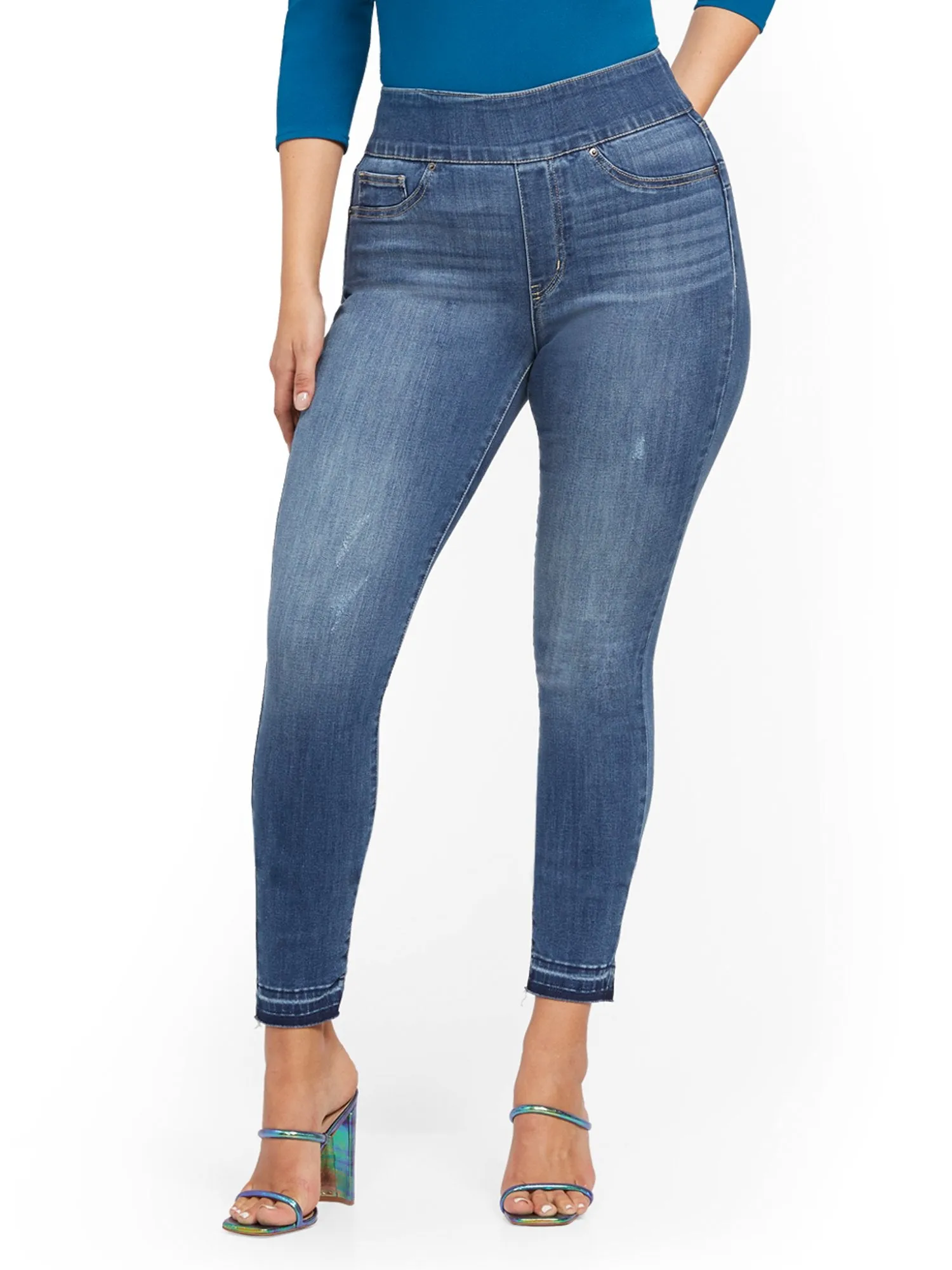 Feel Good Pull-On Legging - Blue Honey