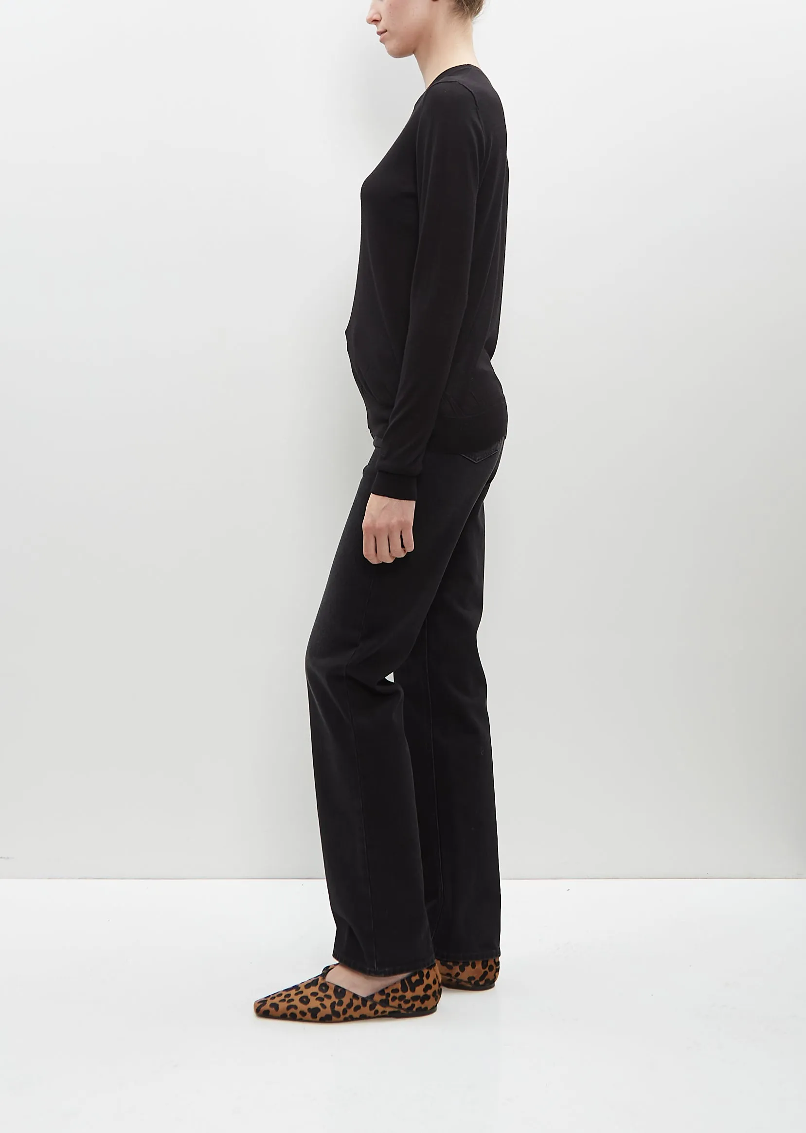 Fine Crew-Neck Knit