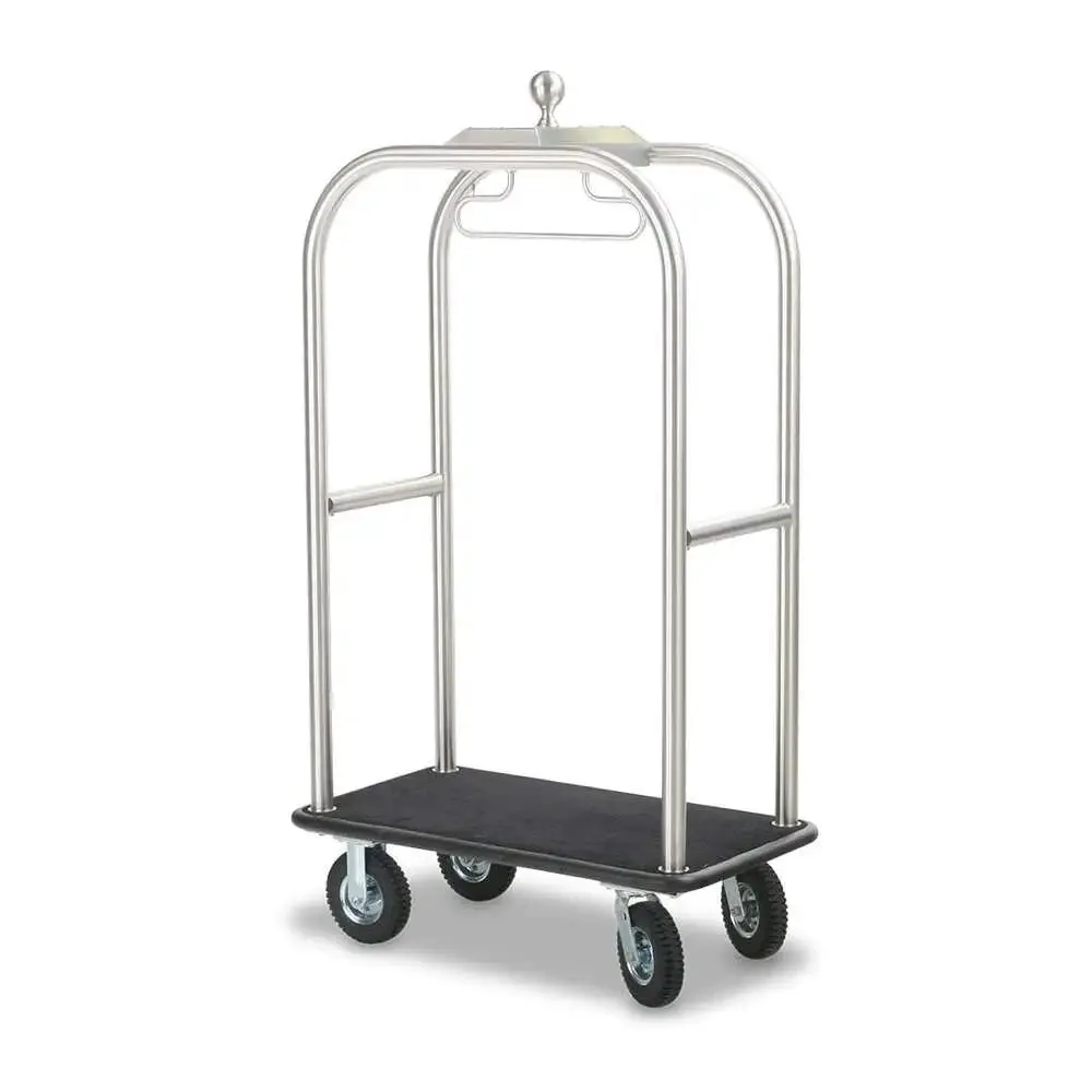 Forbes Industries 2511-SS 42.5" Specialty Luggage Cart Tubular Superstructure with a Contemporary Design