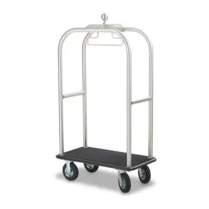 Forbes Industries 2511-SS 42.5" Specialty Luggage Cart Tubular Superstructure with a Contemporary Design