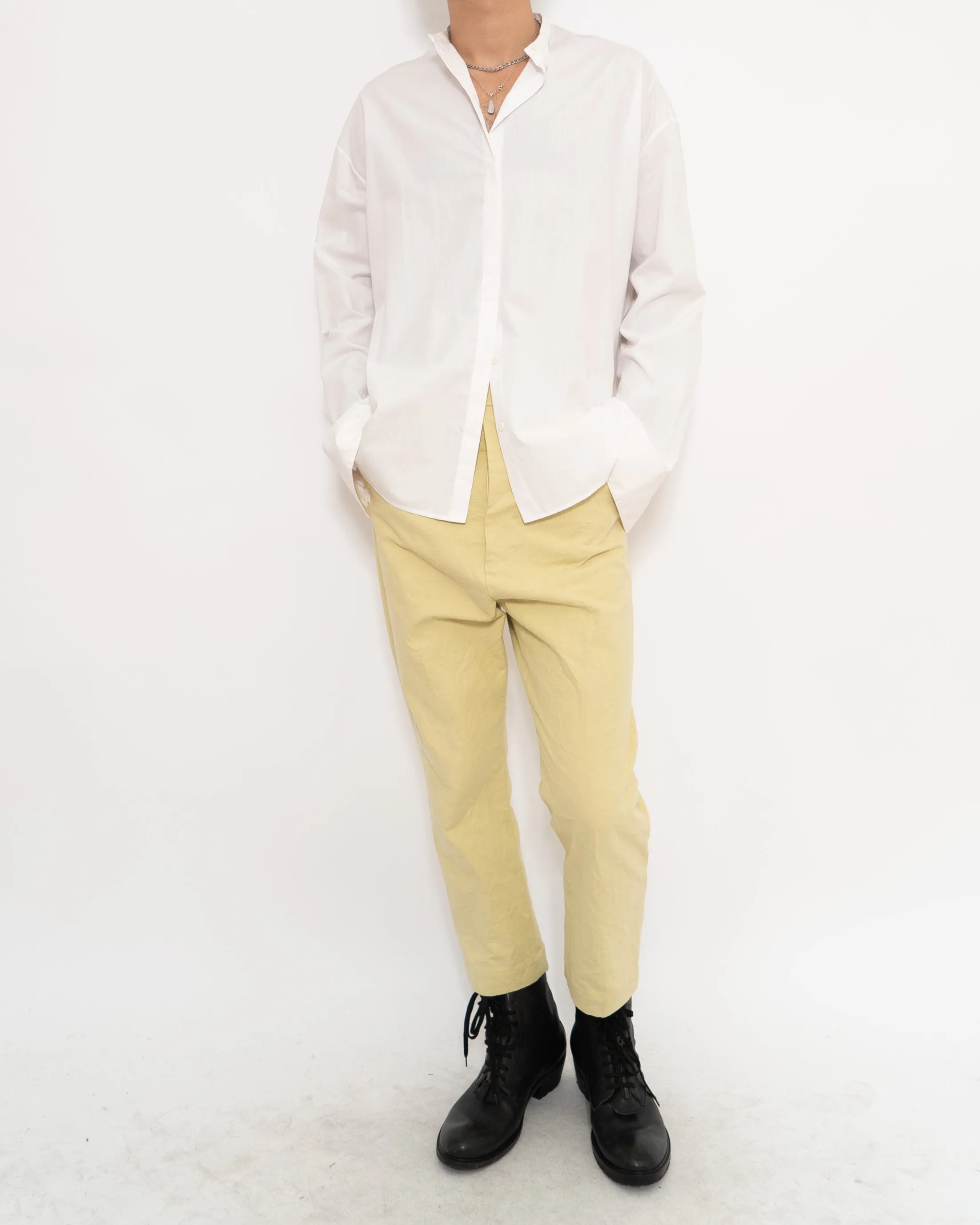 FW20 Classic Mao Collar Shirt Sample