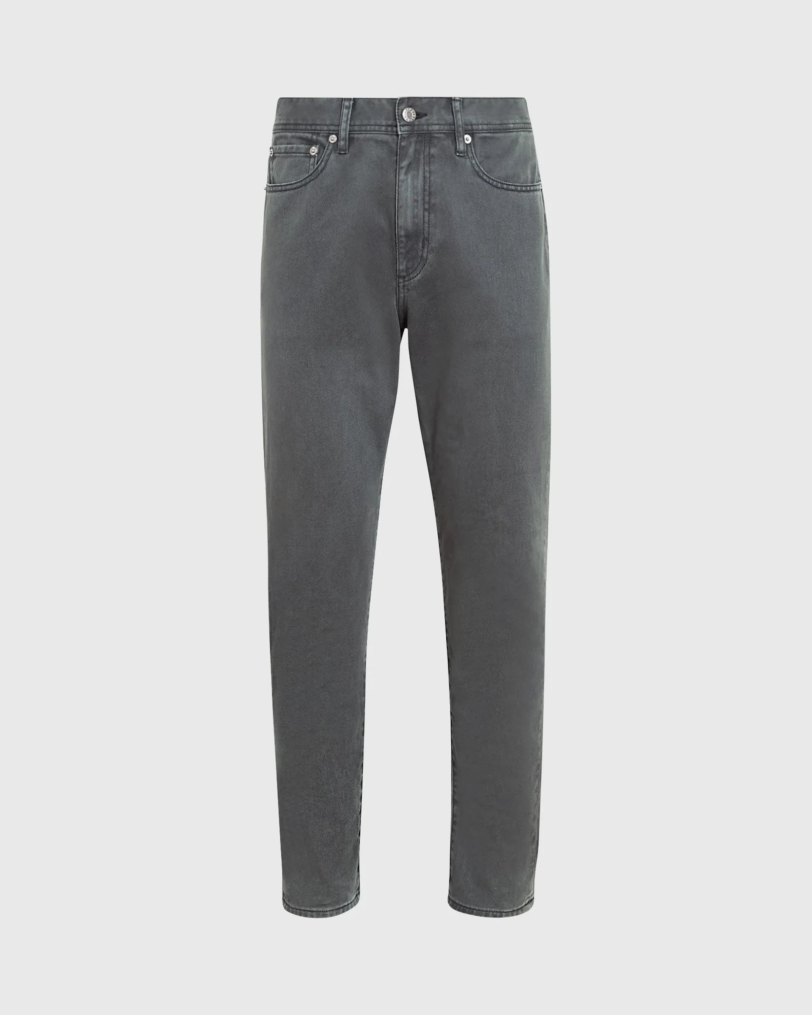 Garment-Dyed Slim-Straight Jeans