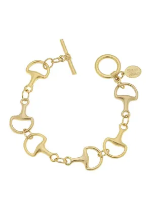 Gold Horse Bit Bracelet PRE ORDER