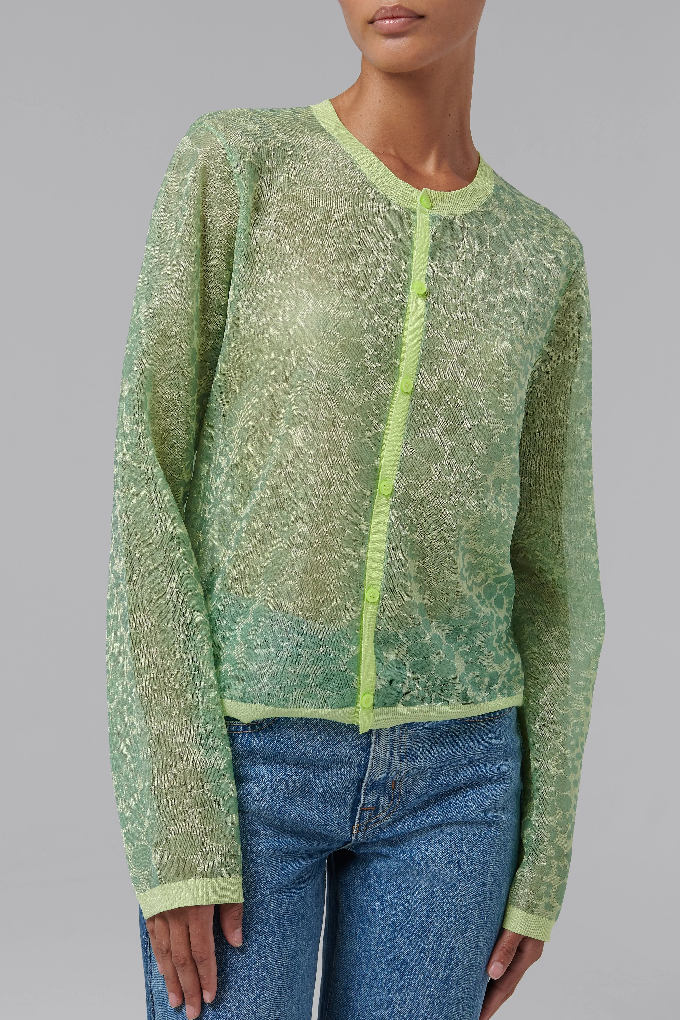 Green Granny Cardigan