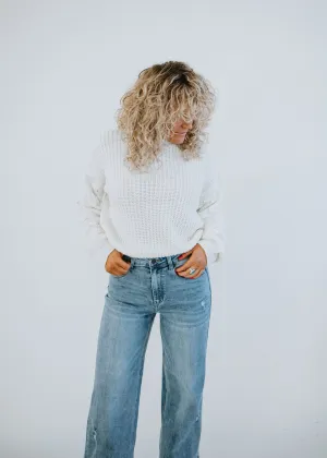 Had Your Shot Swiss Dot Sweater FINAL SALE