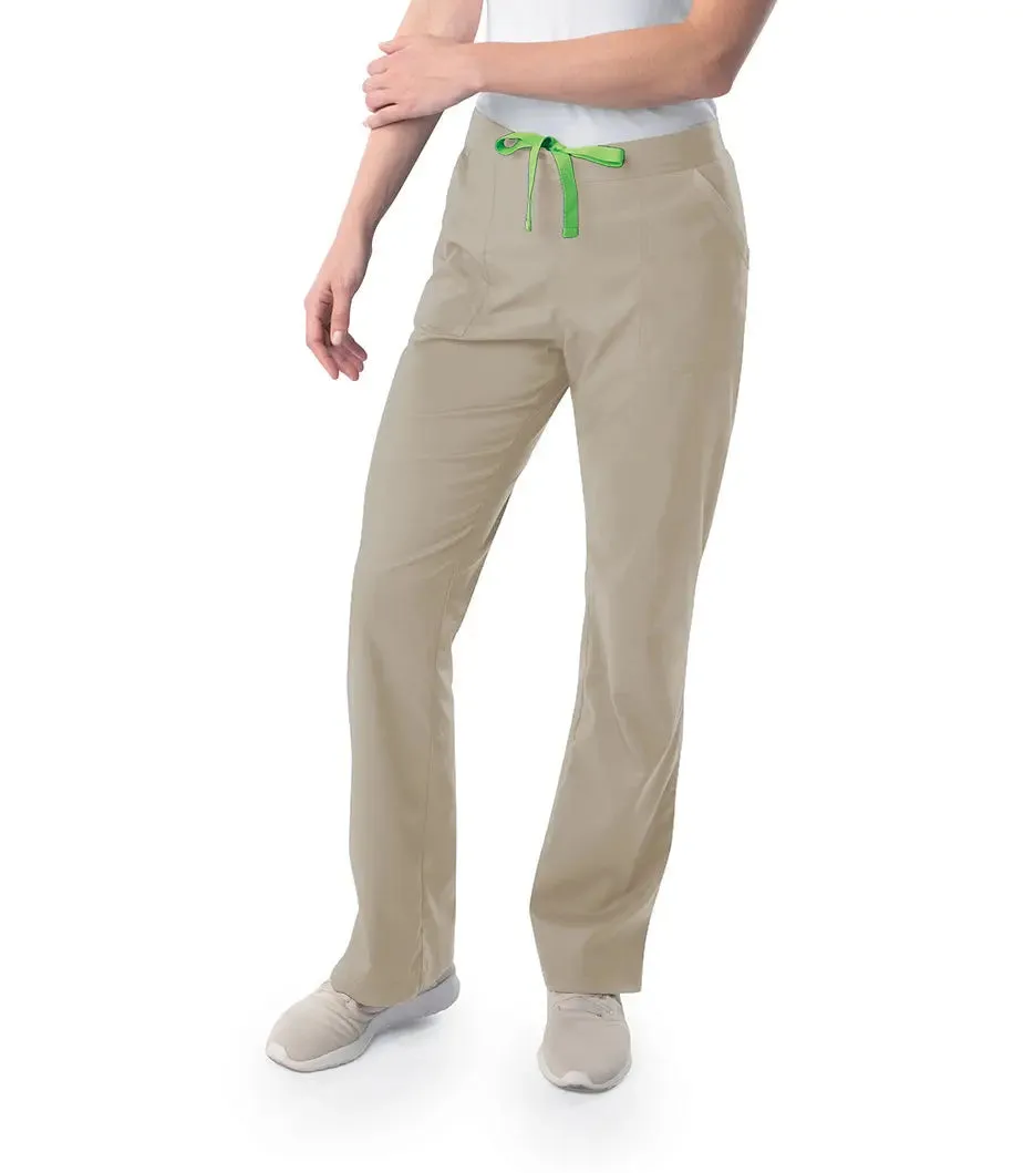 Landau ProFlex Women's Straight-Leg Cargo Scrub Pants - Petite Size