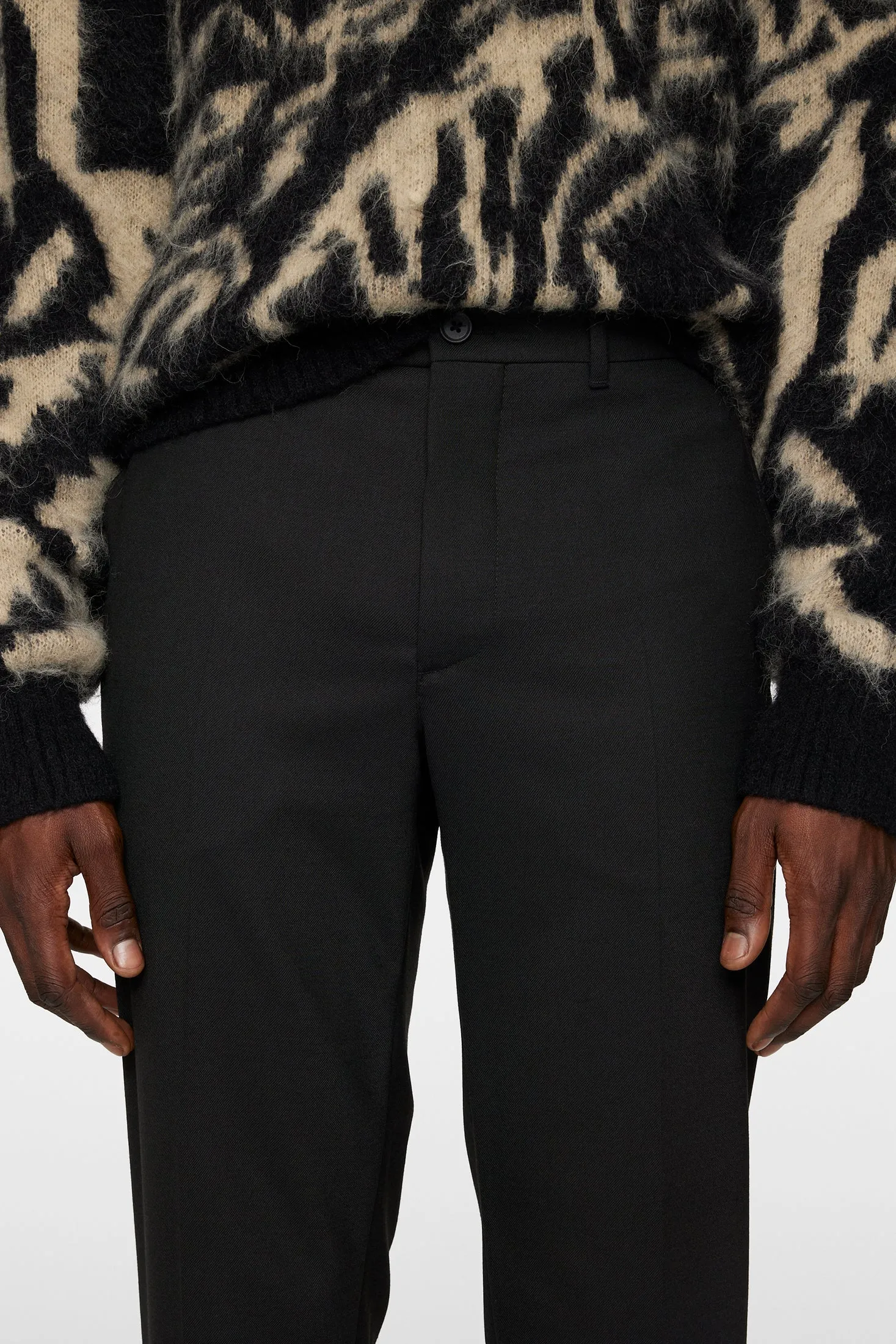 Lois T Stretch Twill Pants / Black