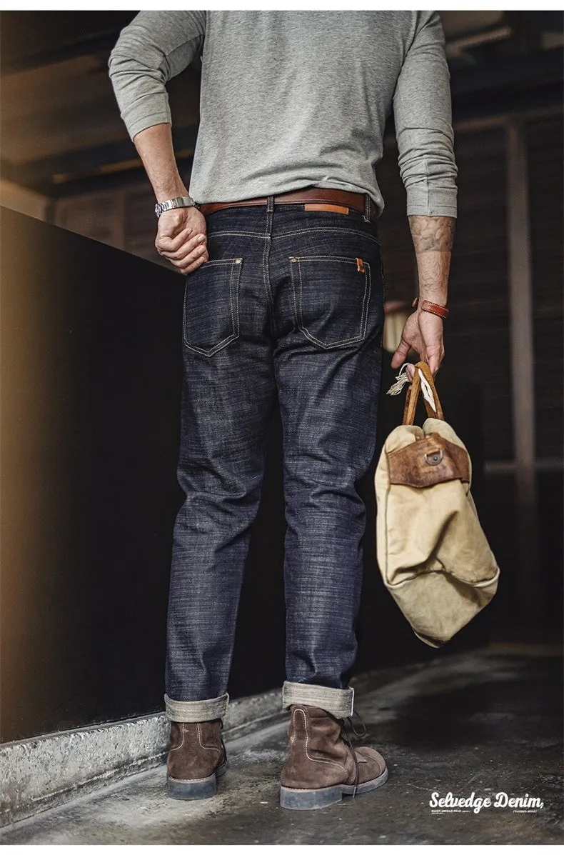 Madden Workwear American Retro Straight Jeans– Denim Blue Men's Trousers