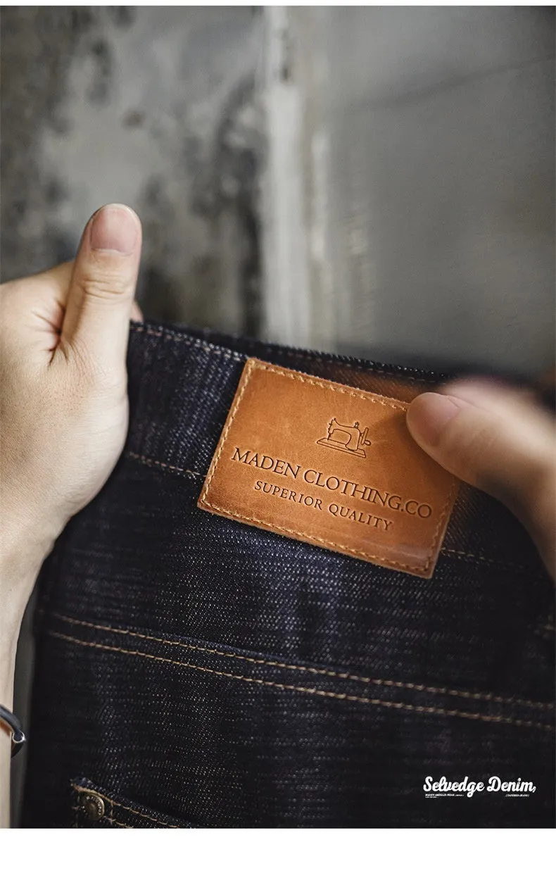Madden Workwear American Retro Straight Jeans– Denim Blue Men's Trousers