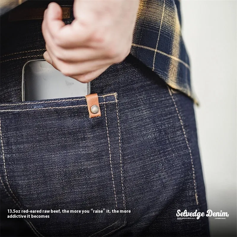Madden Workwear American Retro Straight Jeans– Denim Blue Men's Trousers