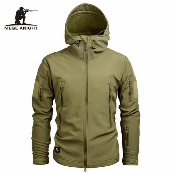 Mege Brand Clothing, Autumn Men's Camouflage, Fleece Jacket.