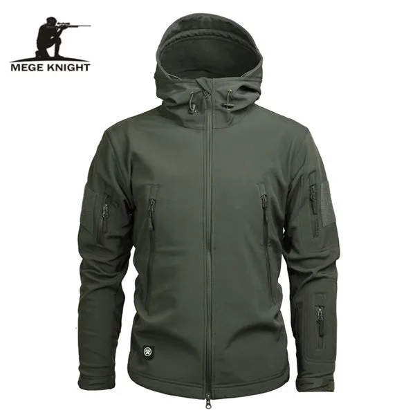 Mege Brand Clothing, Autumn Men's Camouflage, Fleece Jacket.