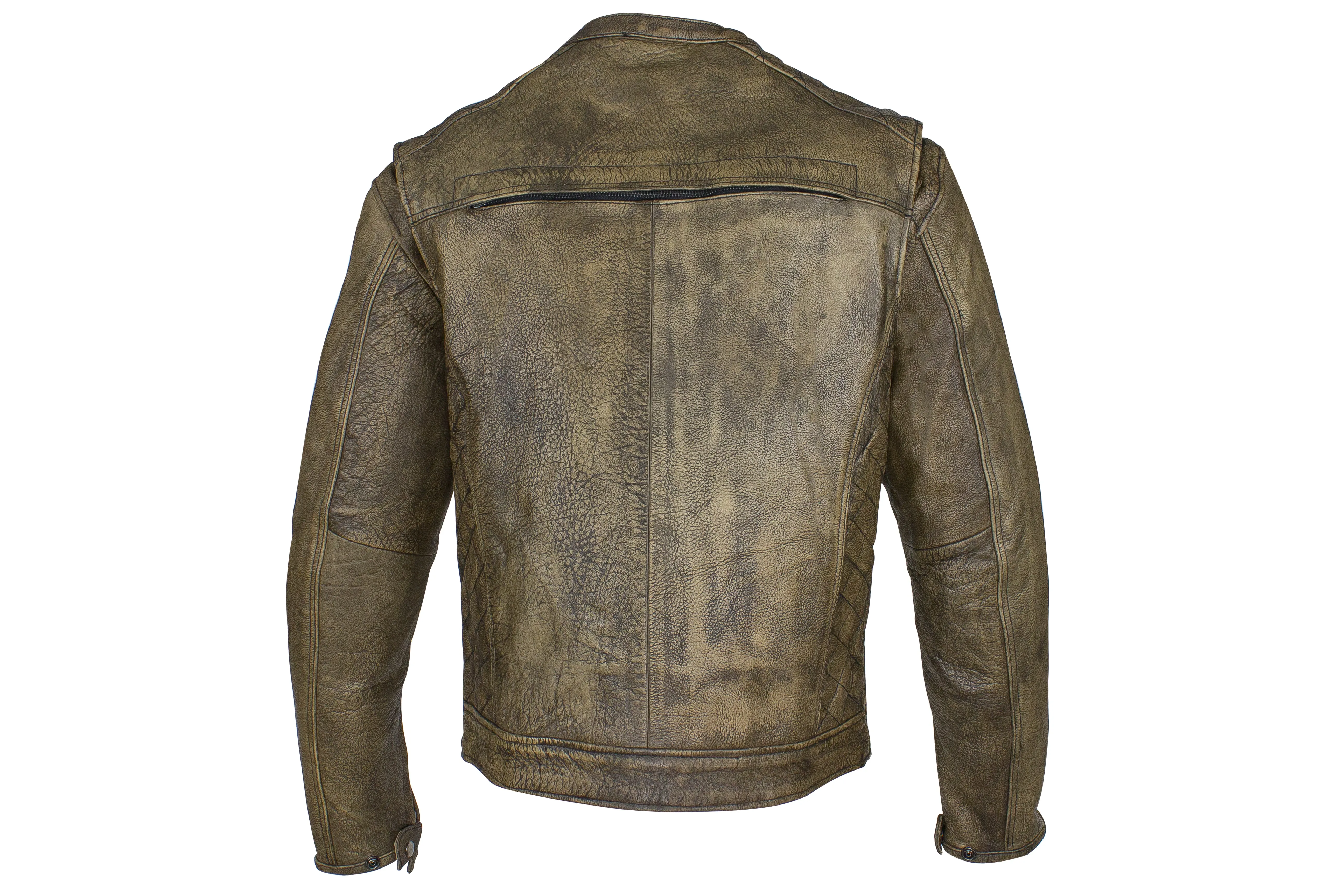 Mens Naked Brown Racer Jkt