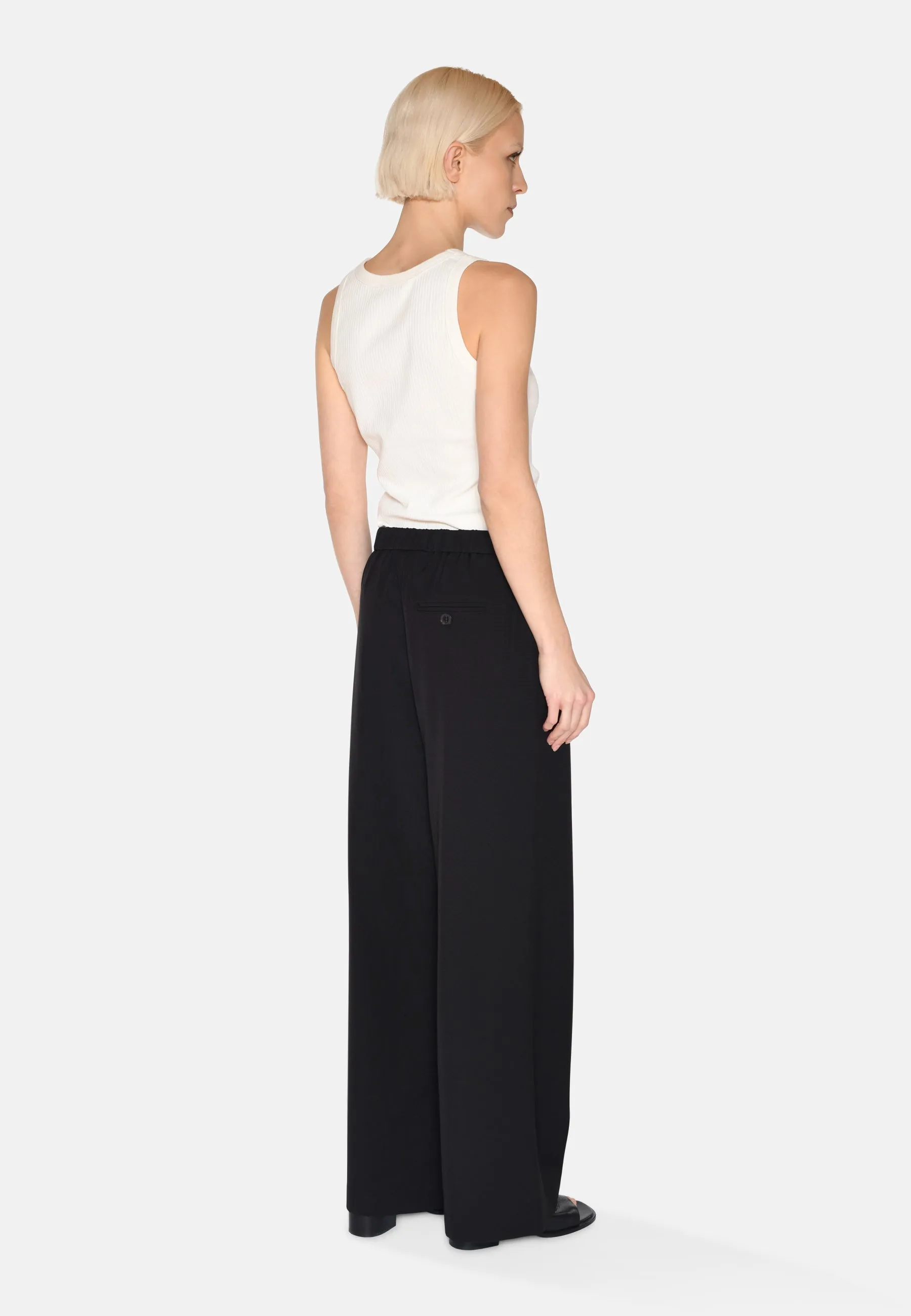 Smilla dressed pants 4135 - Black