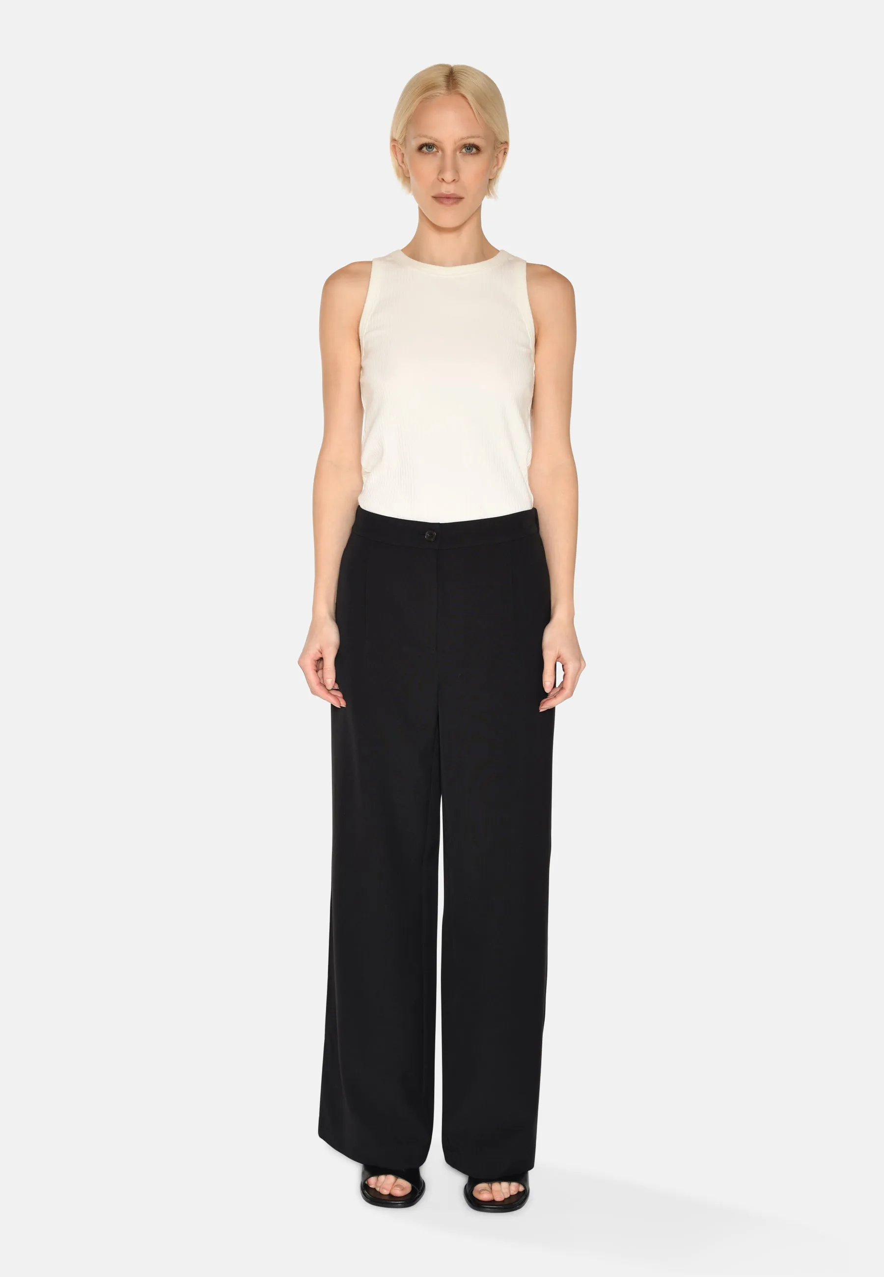 Smilla dressed pants 4135 - Black