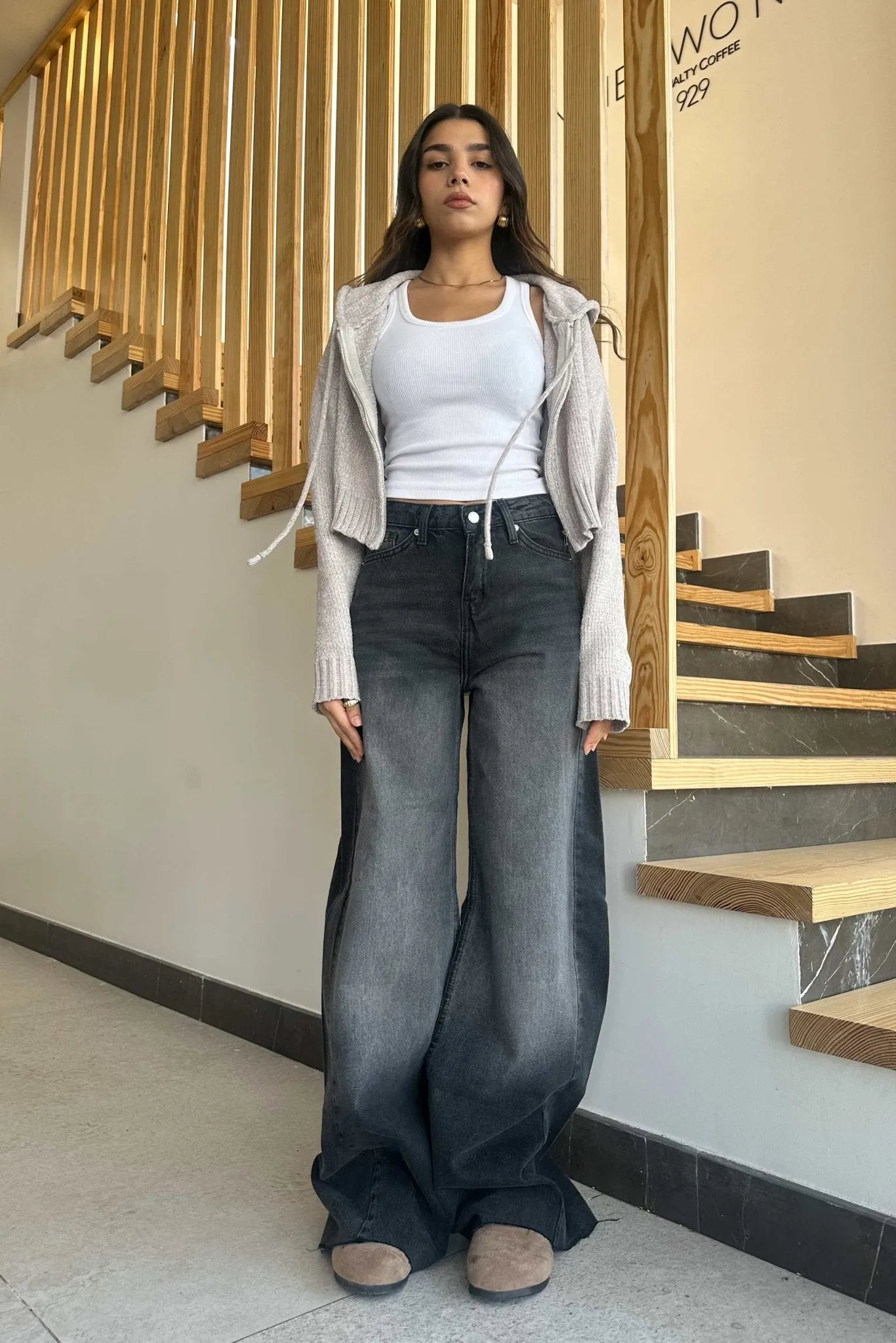 Super Baggy - Charcoal Black Jeans