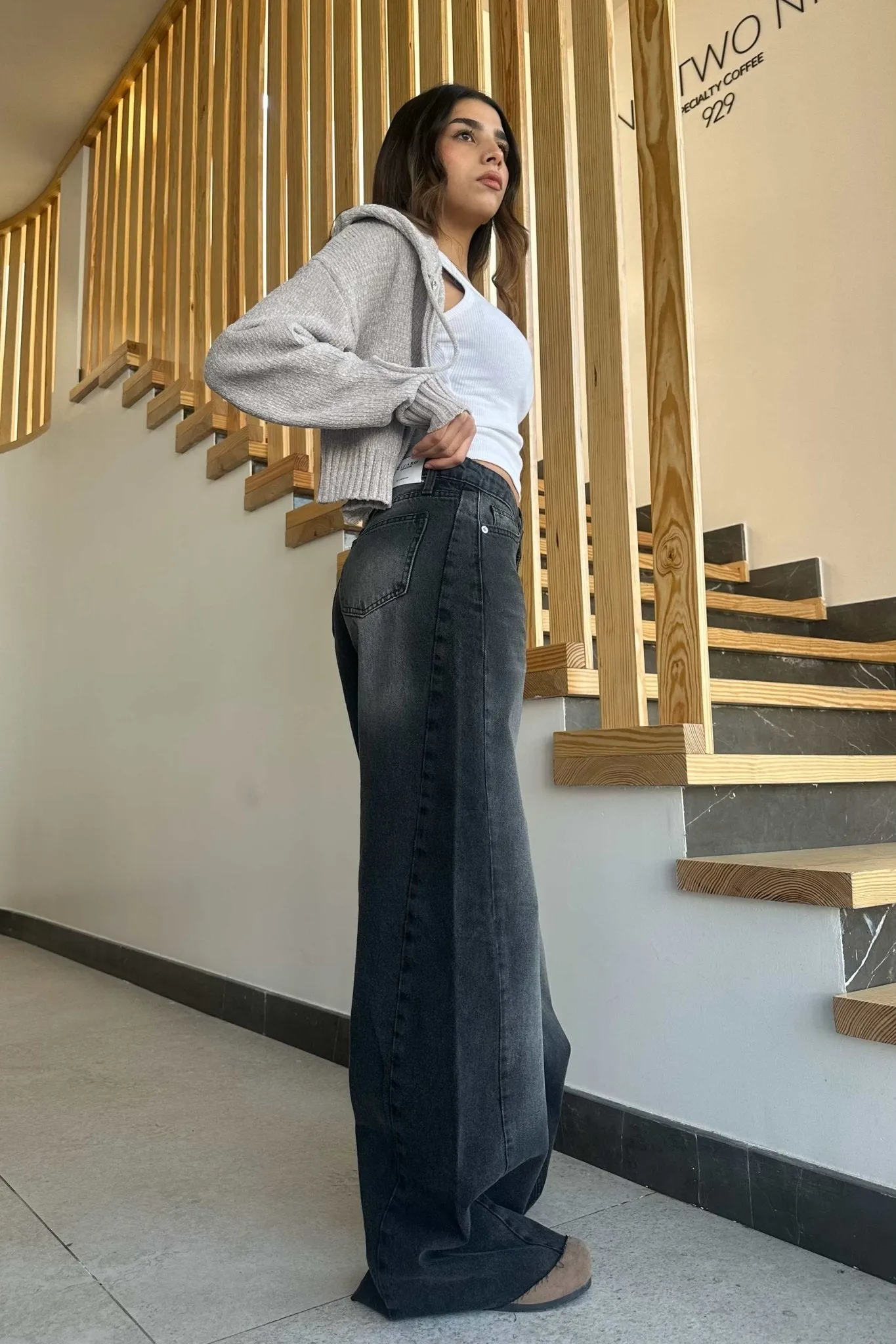 Super Baggy - Charcoal Black Jeans