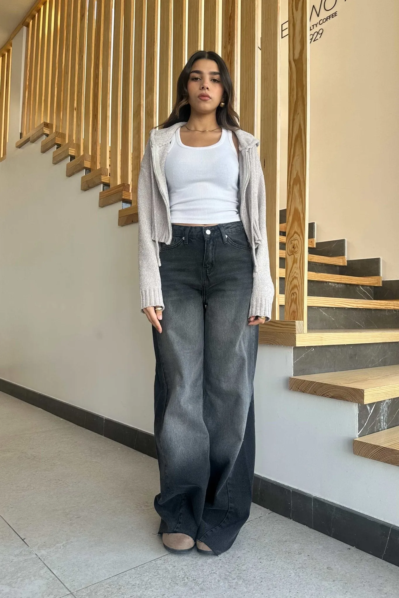 Super Baggy - Charcoal Black Jeans