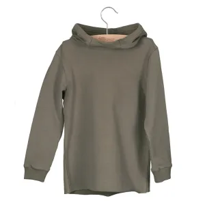 Sweater Hooded Bo Warm Grey