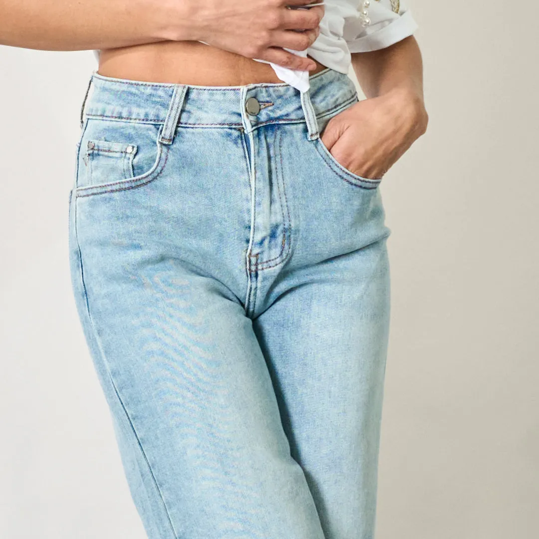 Tapered fit denim jeans wholesale