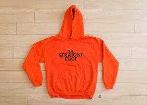 The Straight Edge Hoodie in Orange