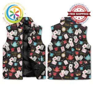 Very Alice Unisex Zip Up Puffer Vest