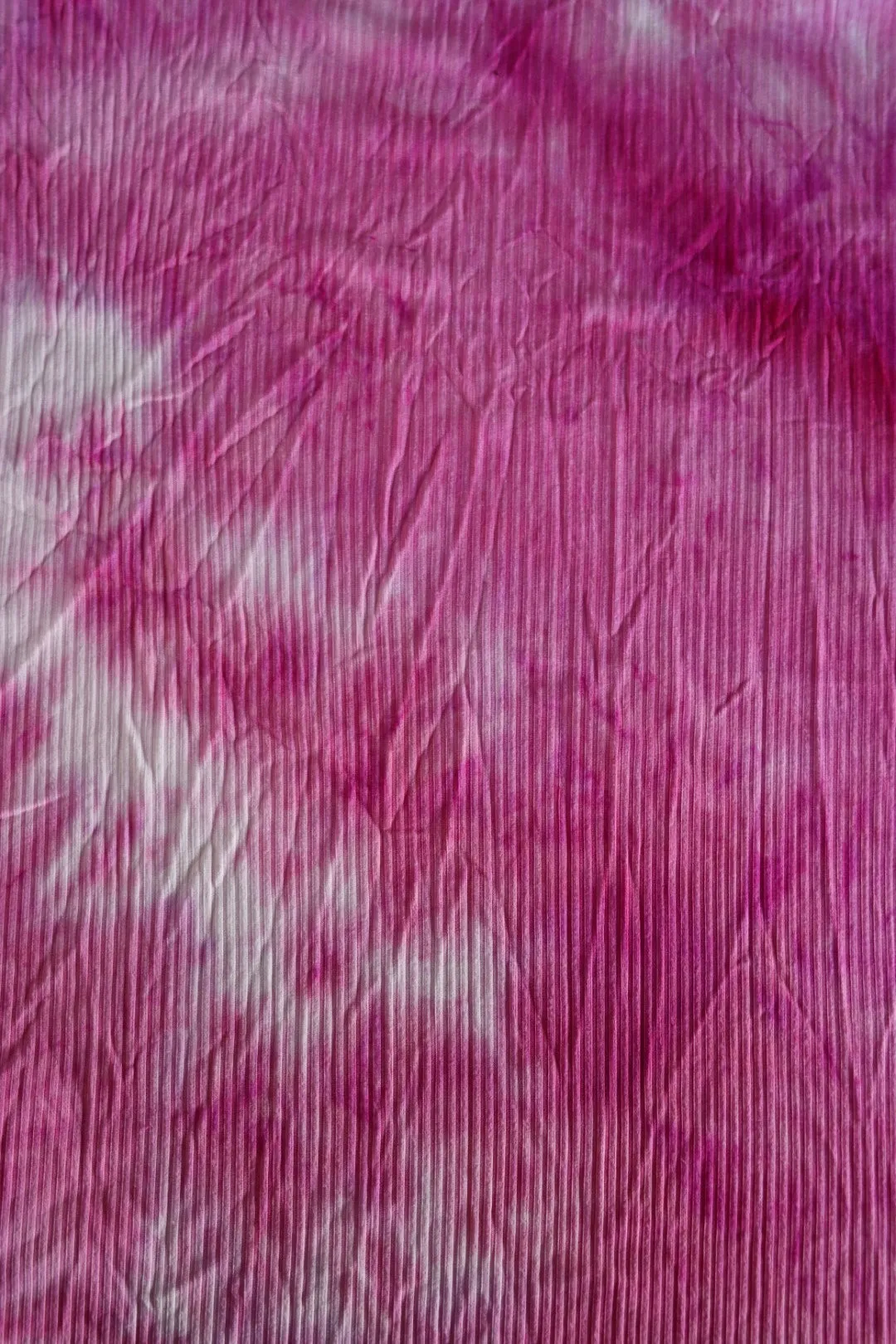 Very Pink Poodle Tie Dye Yummy Rib Knit