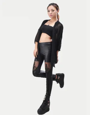 'Victoria' Mesh Patern Leggings