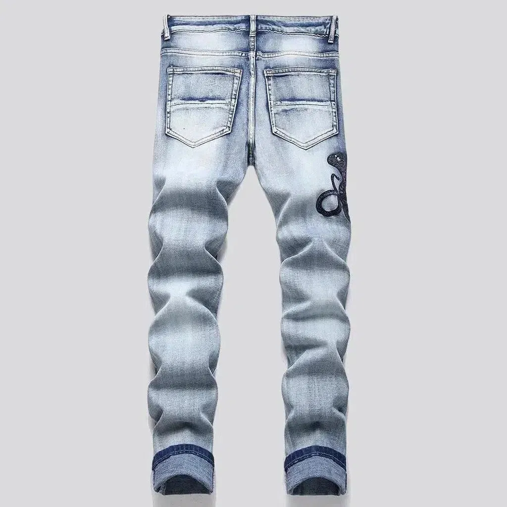 Vintage men's grunge jeans