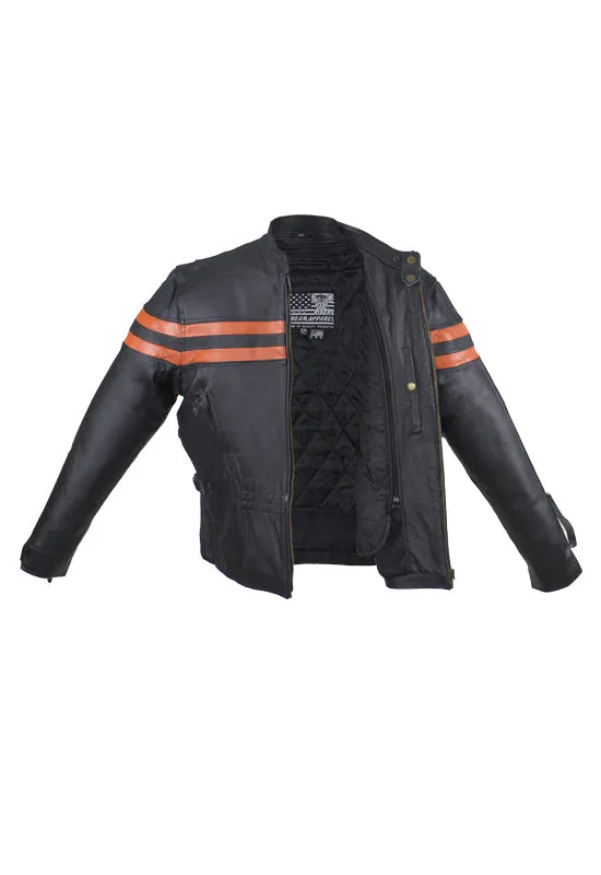 Womens Heavy Duty Soft Leather Jacket